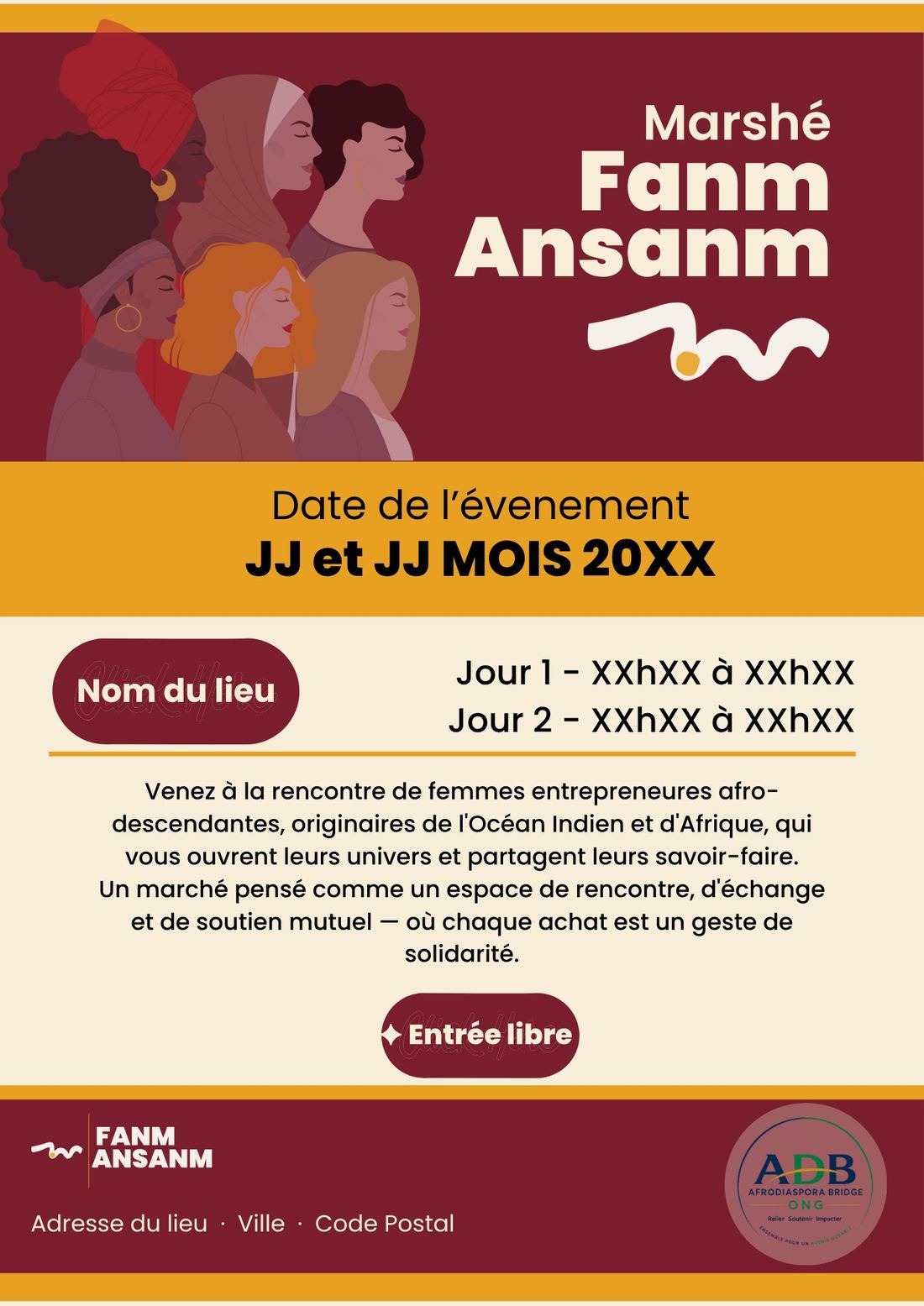 Visitor flyer, version 1