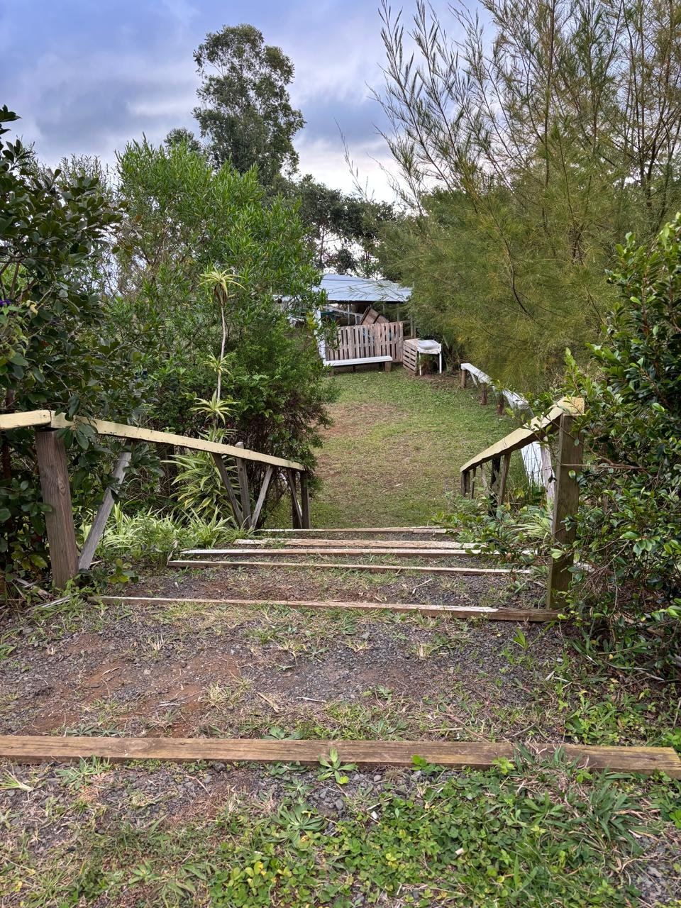 The path leading into the market grounds
