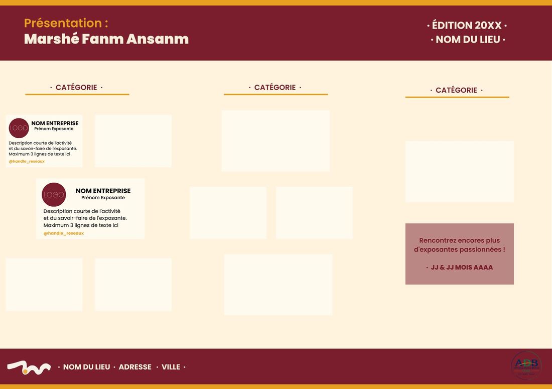 Exhibitor presentation template