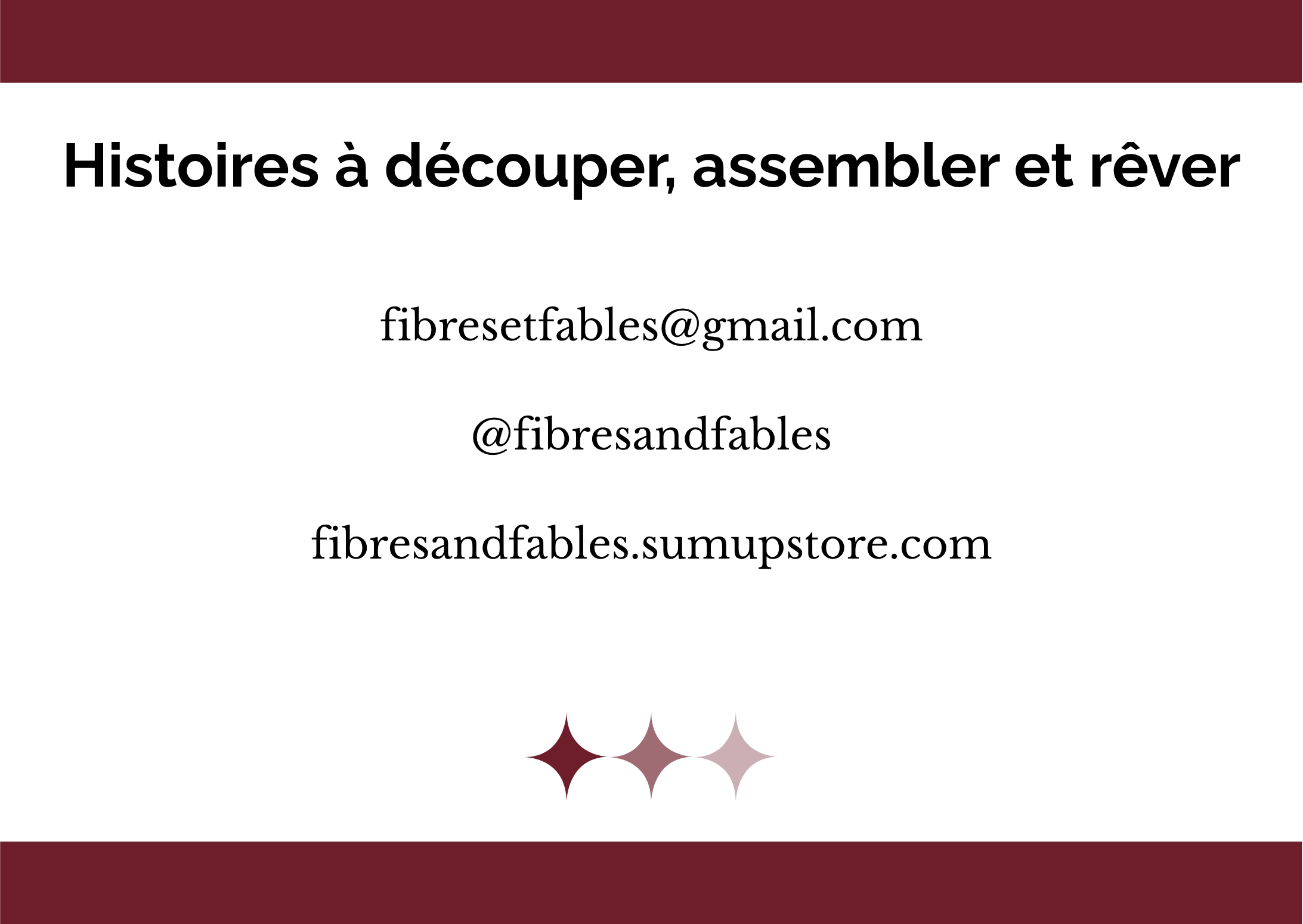 Business card — verso
